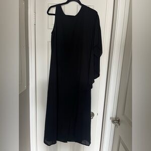 Rubber Ducky Productions, Inc. Black One-Shoulder Dress